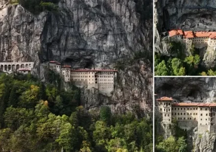 kayalar oyularak yapildi tam 300 metre yukseklikte her yil binlerce turist ziyaret ediyor mv2XfuKR.webp