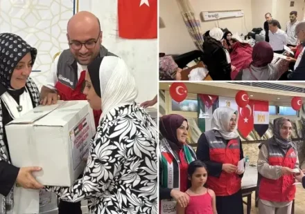 sadakatasi misirda yasayan gazzeli ailelere yardim ulastirdi Ii3Nwnci.webp