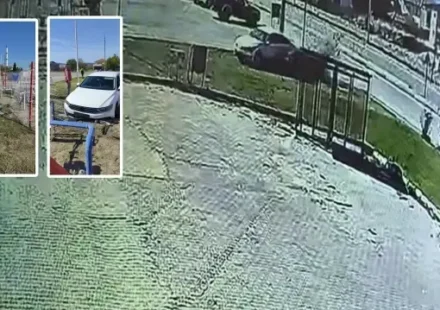 sofor otomobiliyle duvara carpti plani guvenlik kamerasi bozdu rM6h9rpl.webp
