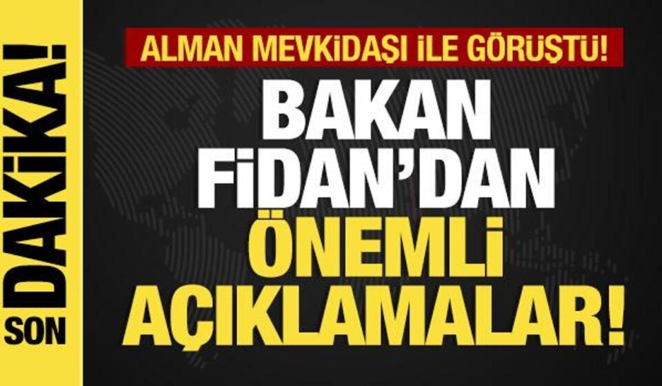 Son dakika… Bakan Fidan’dan önemli açıklamalar! son dakika bakan fidandan onemli aciklamalar ydLS8Crk.jpg
