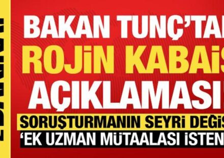 Son dakika: Bakan Tunç’tan ‘Rojin Kabaiş’ açıklaması! son dakika bakan tunctan rojin kabais aciklamasi 7AdKBx9Z.jpg