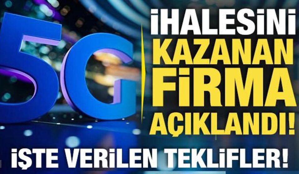Son dakika: Türkiye’de dijital dönüşüm! 5G ihalesini kazanan firma aşikâr oldu! son dakika turkiyede dijital donusum 5g ihalesini kazanan firma asik r oldu JMVdttH6.jpg