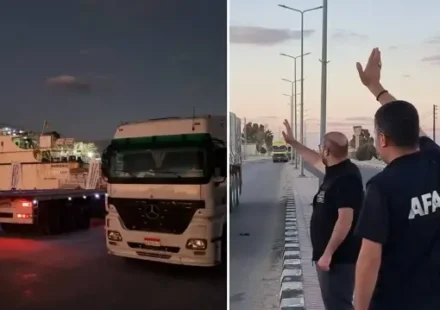 turkiyenin 25 insani yardim tiri gazze icin refah hudut kapisina hareket etti JJIr1eAS.webp