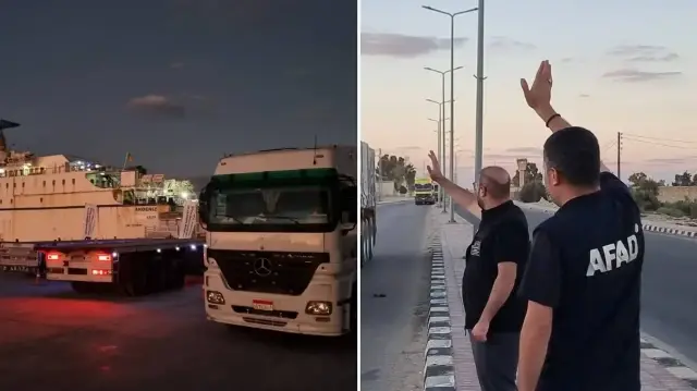 Türkiye’nin 25 insani yardım tırı Gazze için Refah Hudut Kapısı’na hareket etti turkiyenin 25 insani yardim tiri gazze icin refah hudut kapisina hareket etti JJIr1eAS.webp