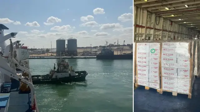 turkiyenin iyilik gemisi el aris limanina ulasti 3U6bTPiI.webp